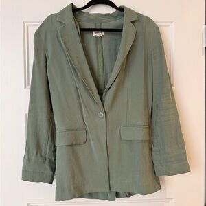Open Edit Olive Green Blazer